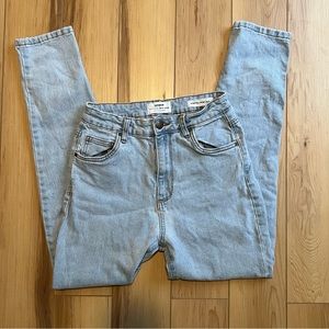 Cotton On Stretch Mom Jeans light wash